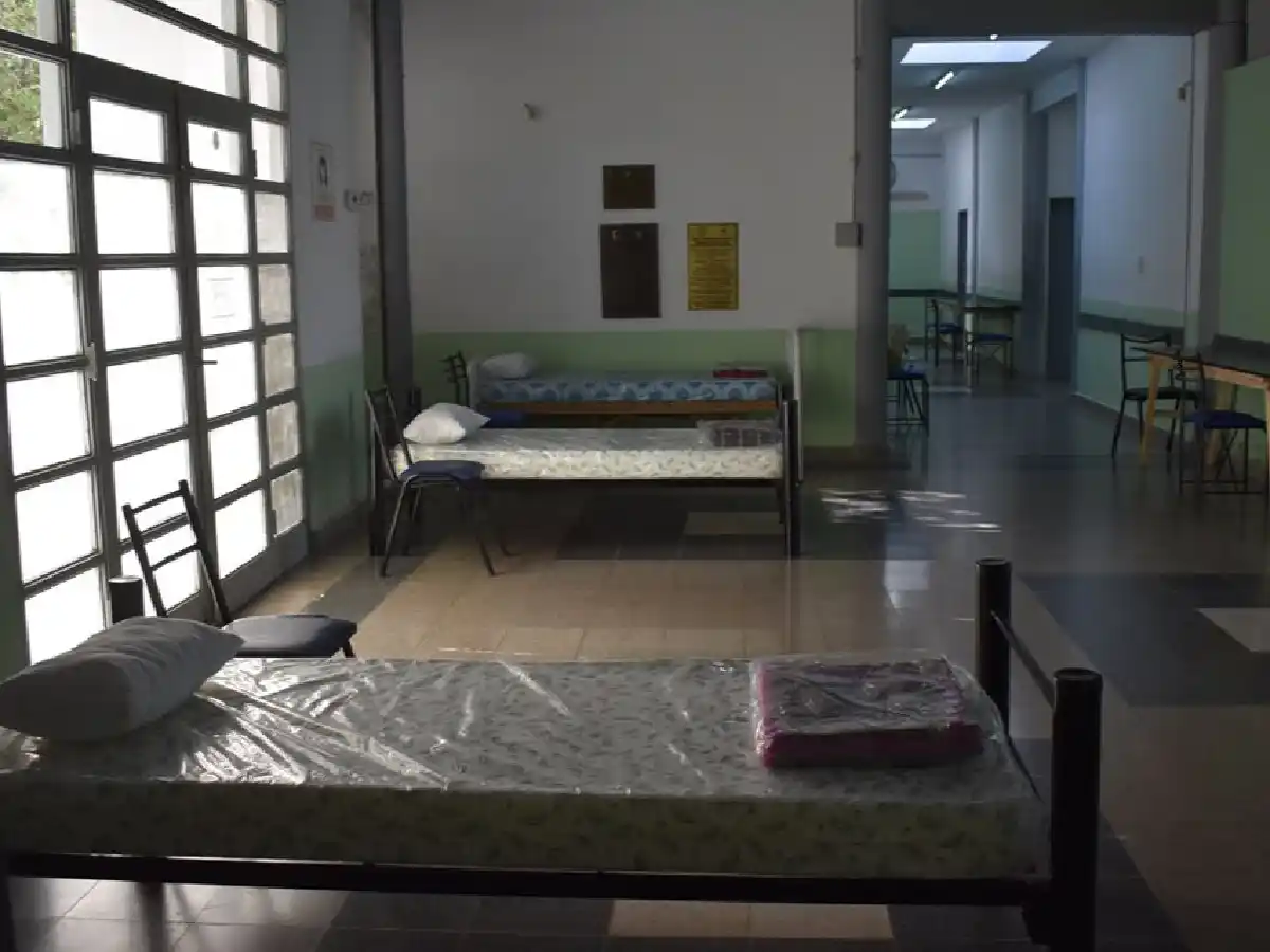 Frontera: un dispensario convertido en centro de aislamiento 