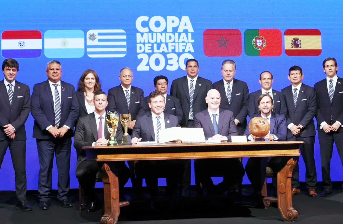 FIFA y Conmebol oficializaron la realización del Mundial 2030