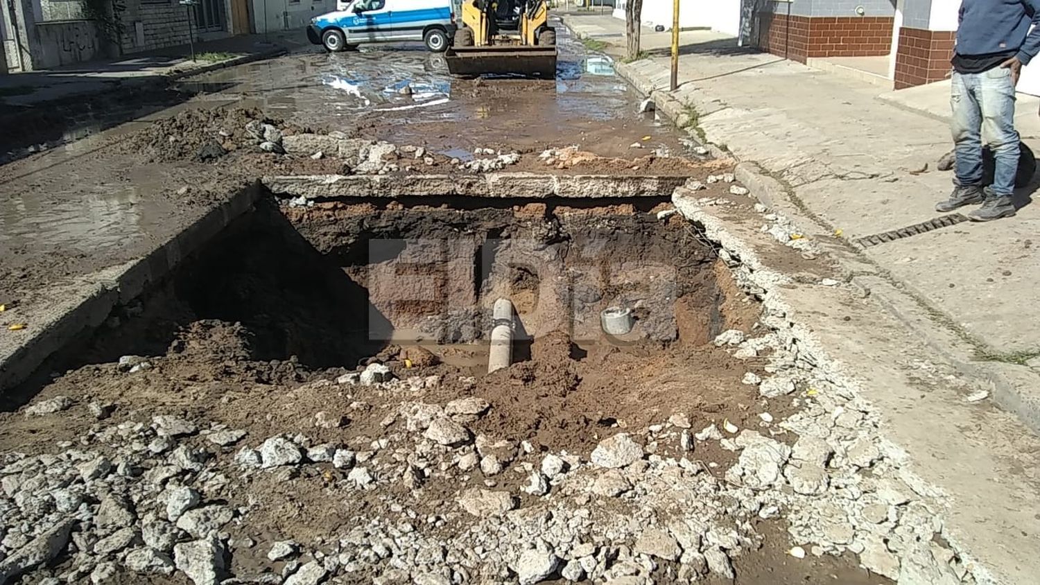 Por la rotura de un caño, se registró baja presión en un importante radio de la zona norte de la ciudad