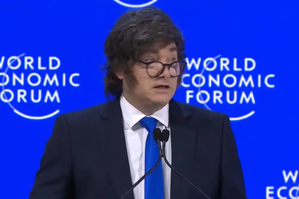 Milei, en Davos: "Los políticos deben dejar de fastidiar a quienes están haciendo un mundo mejor"