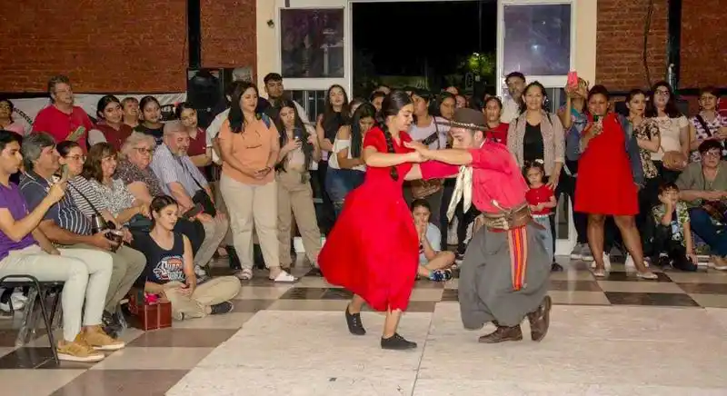 Los mejores malambistas formoseños se 
presentaron en la noche de peña en el Galpón C