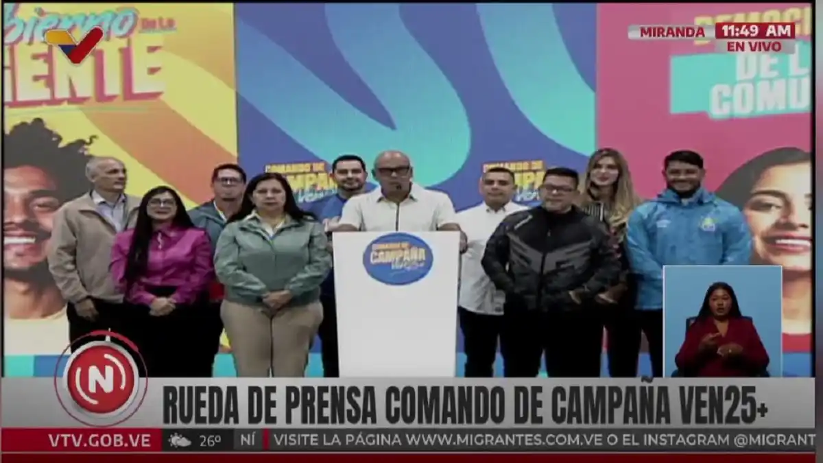 Comando VEN25+ dedica la campaña «al rescate de nuestros migrantes»: oficialistas llaman a participar el 25MAY