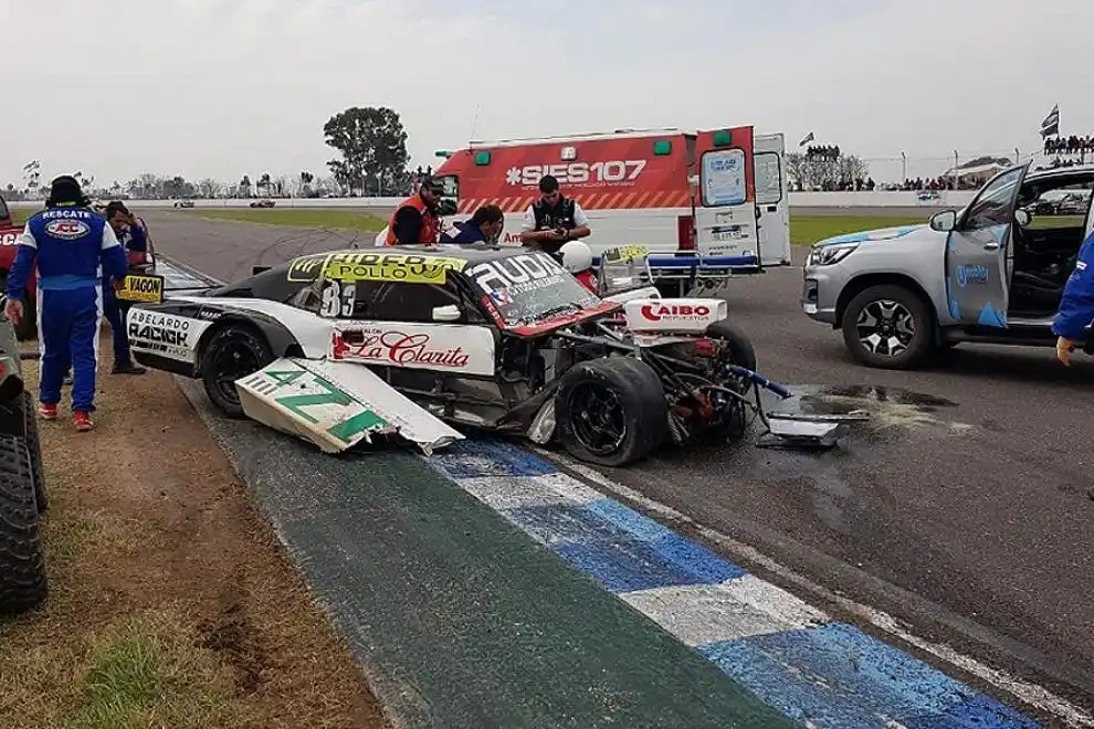 Pope Bonelli tras el accidente en Rafaela: "pudo haber sido una tragedia"