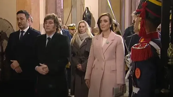Tedeum del 25 de mayo: Javier Milei no saludó a Jorge Macri y esquivó a Victoria Villaruel