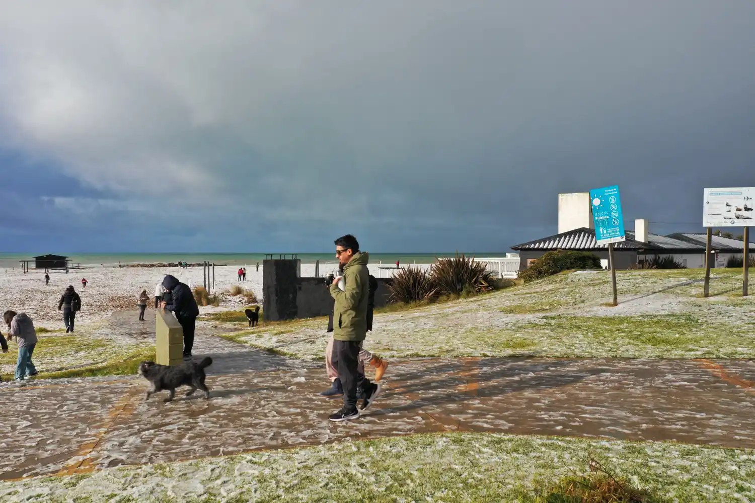 Nieve en Miramar - 1