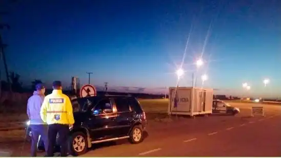 Operativo policial realizado en cercanías al paraje Energía