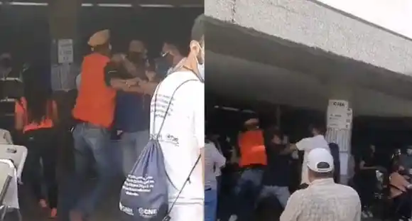 ¡GOLPIZA! Candidato en Honduras protagoniza escándalo en centro electoral