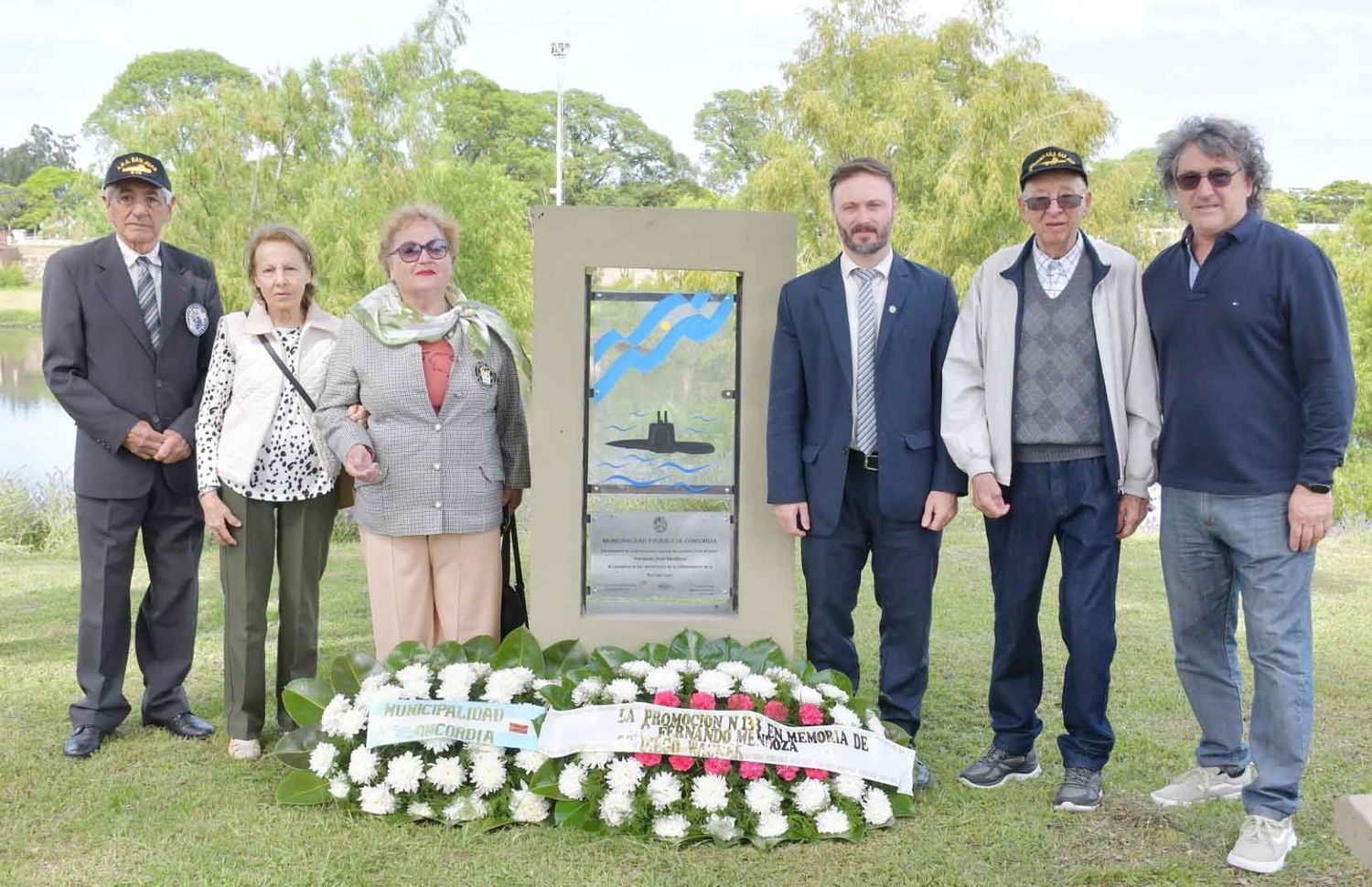 Homenaje al concordiense Fernando Mendoza, tripulante del ARA San Juan