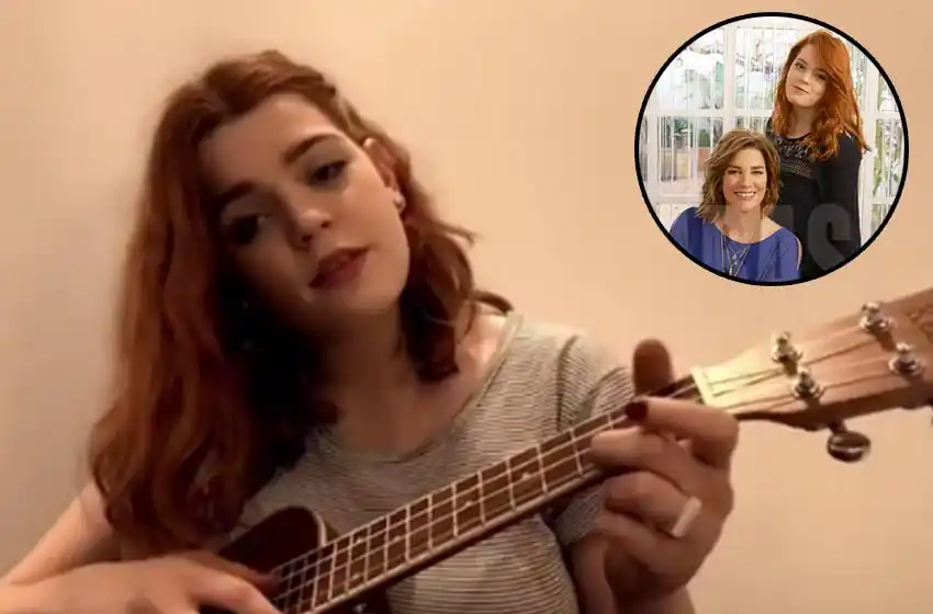 La hija de Débora Pérez Volpin le dedicó una canción que emocionó a todos