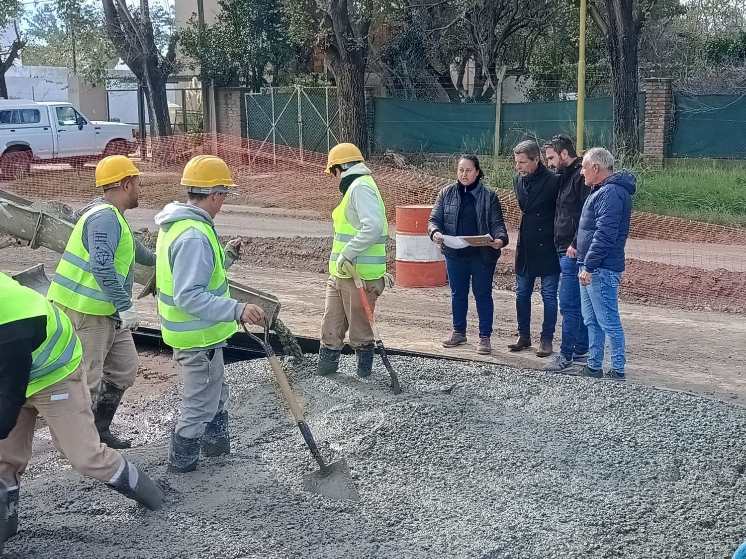 pavimentación Av de la Universidad