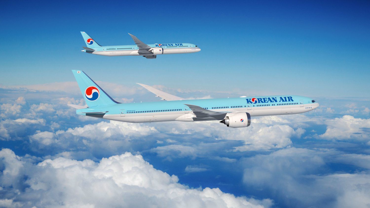 Impulso para Boeing en Farnborough: Korean Air va por hasta 50 777-9 y 787-10