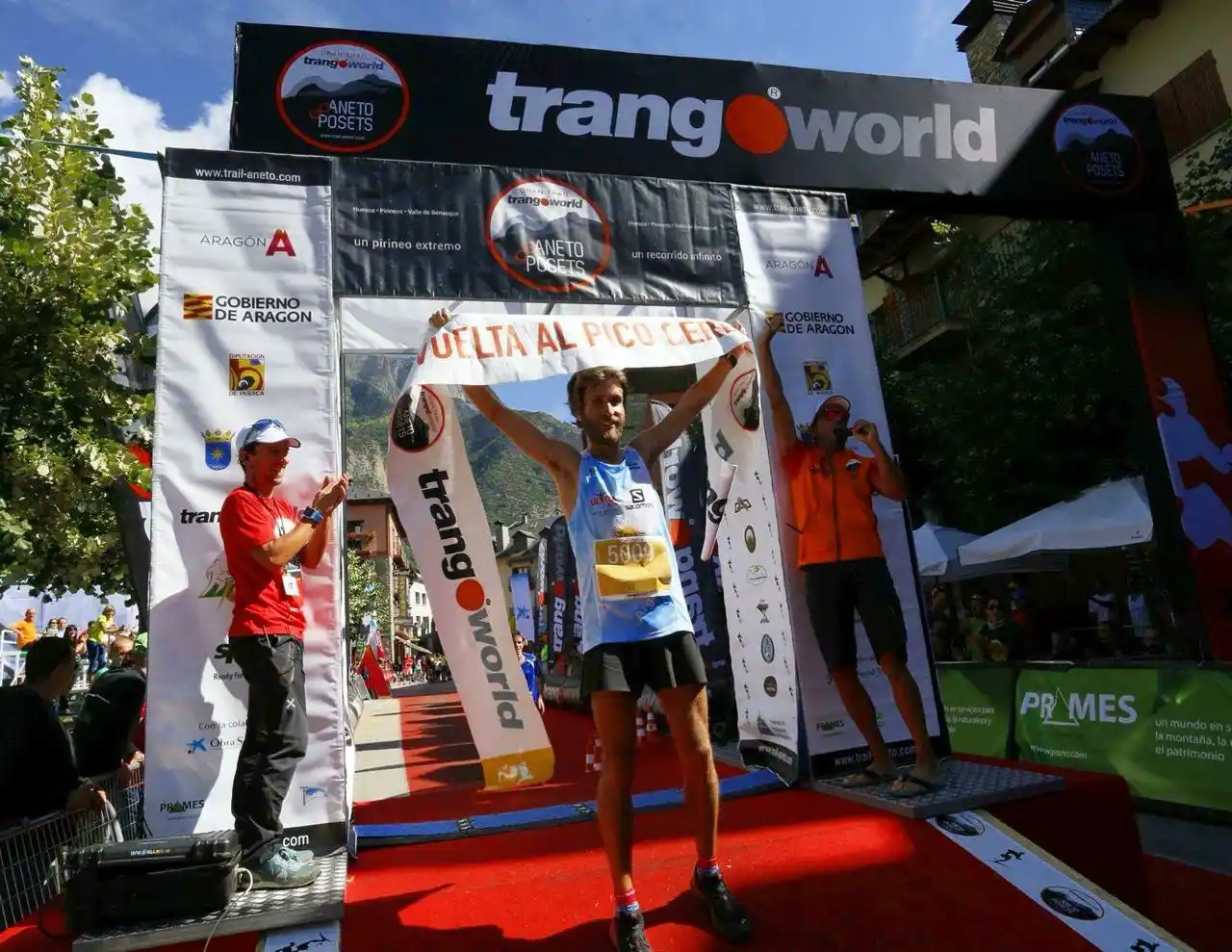 En España, victoria y  record para Diego Simon