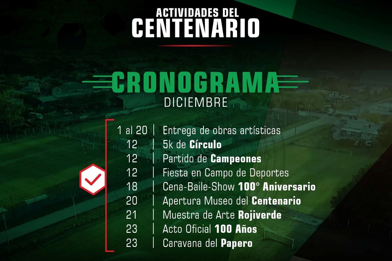 Círculo Deportivo celebra su centenario durante todo el mes