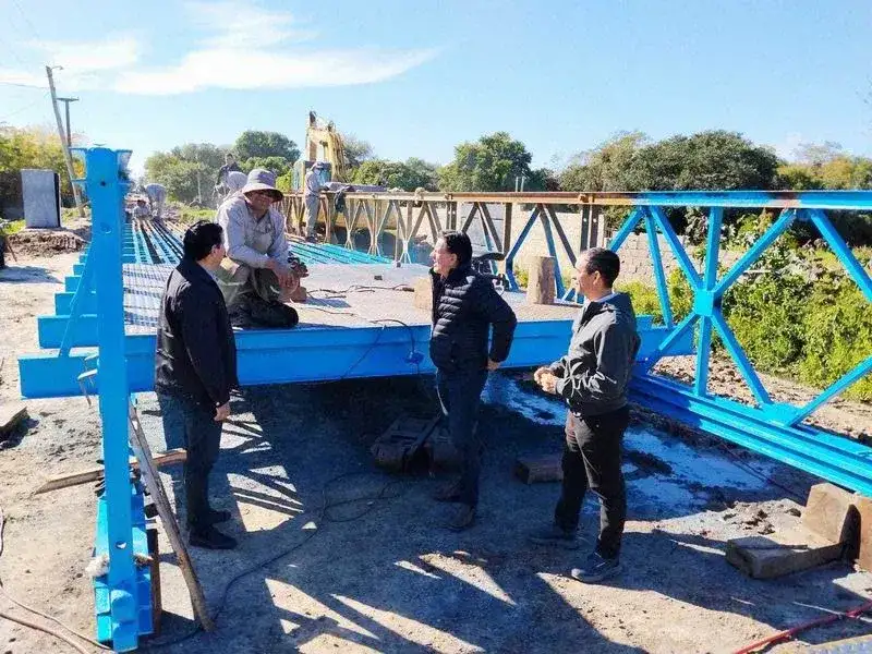Caffa brindó detalles sobre la construcción
del nuevo puente sobre el riacho El Pucú