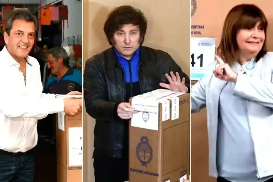 Elecciones 2023: votaron Massa, Milei y Bullrich y la participación es del 29,6% del padrón