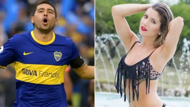 Riquelme le envió un mensaje a Laurita Fernández