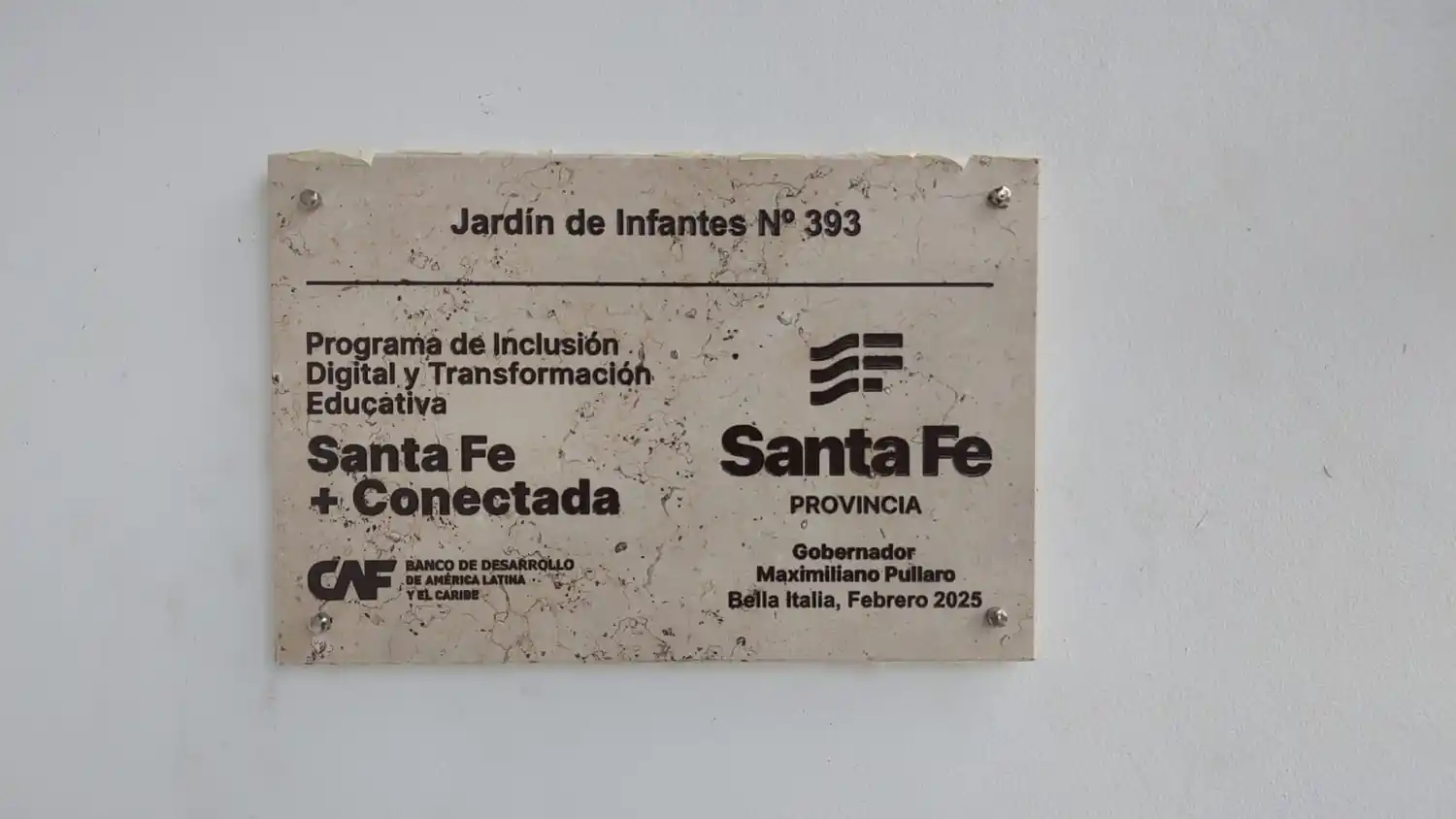 inauguró este miércoles el Jardín de Infantes Nº 393 en Bella Italia - 1