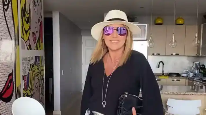 Maite Delgado ya está en casa para gritar: «¡Buenas noches, Poliedro!»