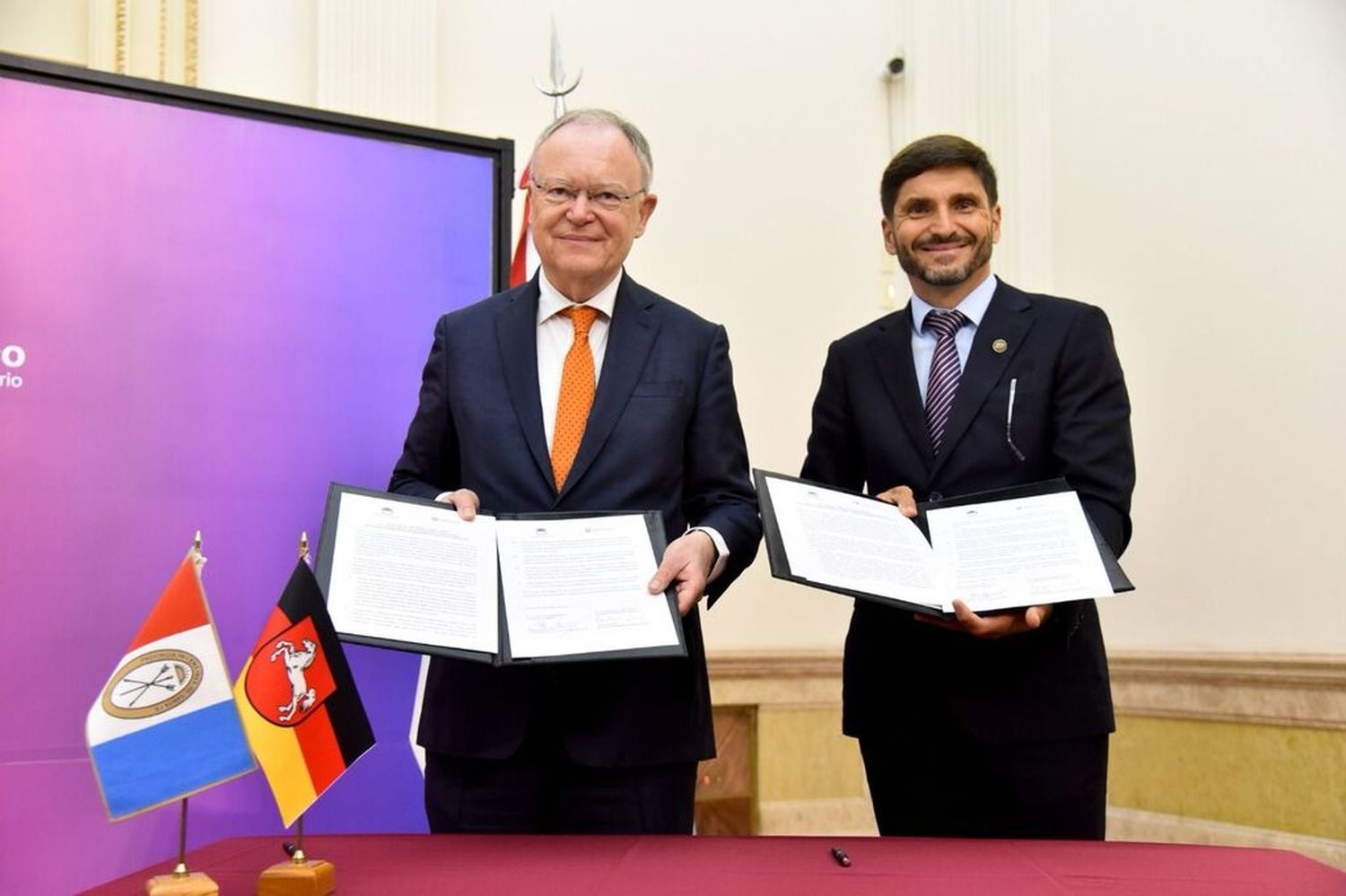 Declaración de colaboración entre Santa Fe y Baja Sajonia