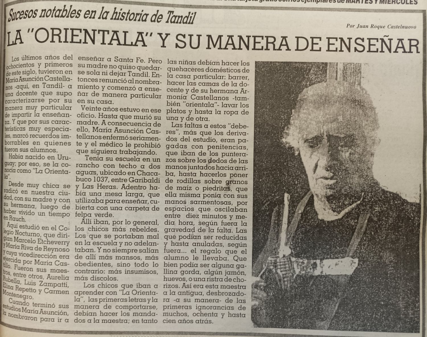 La "Orientala" y su manera de enseñar