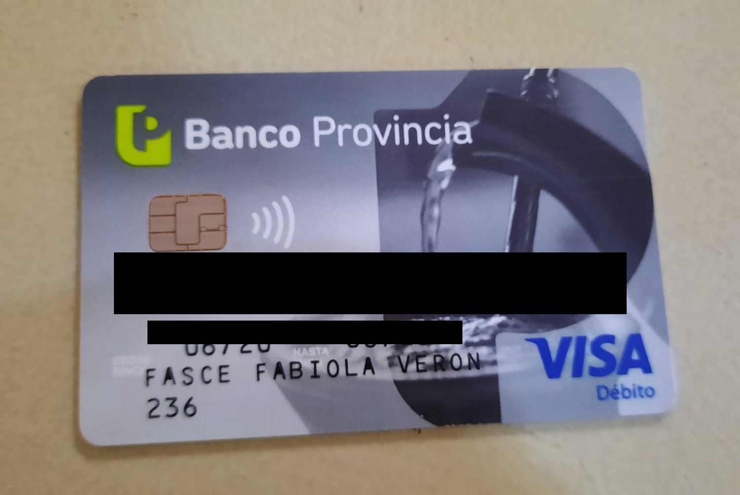 Encontraron la tarjeta de Fabiola