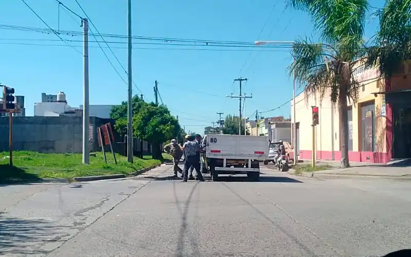 Reporte: “Hoy taparon el famoso bache de San Martín y Naón”