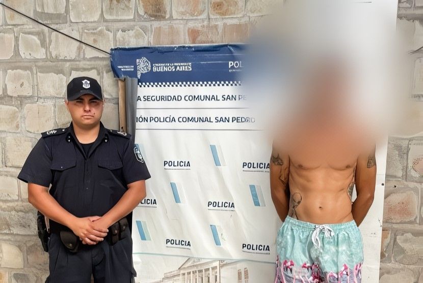El detenido quedó a disposición de la Justicia.