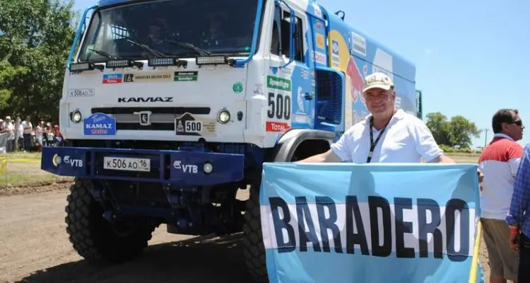 Baradero con organización y el dinero del Dakar