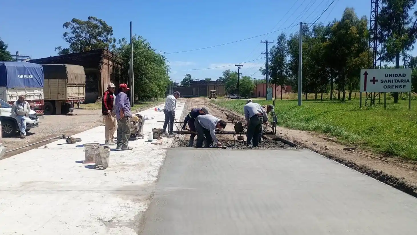 Orense: Continúan las obras en el acceso a la Unidad Sanitaria