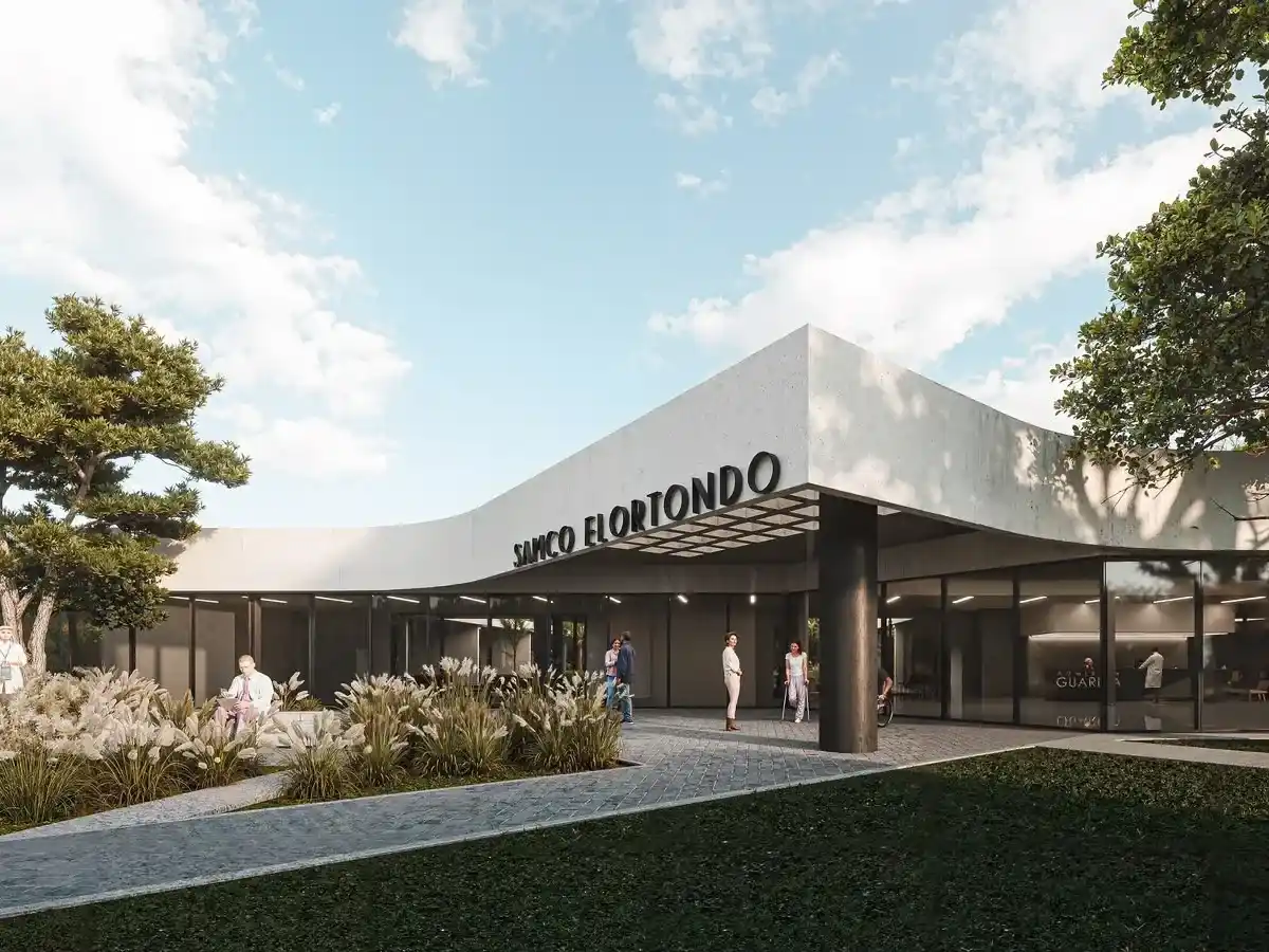El proyecto arquitectónico propone implantar un moderno edificio donde se van a alojar íntegramente las dependencias hospitalarias.