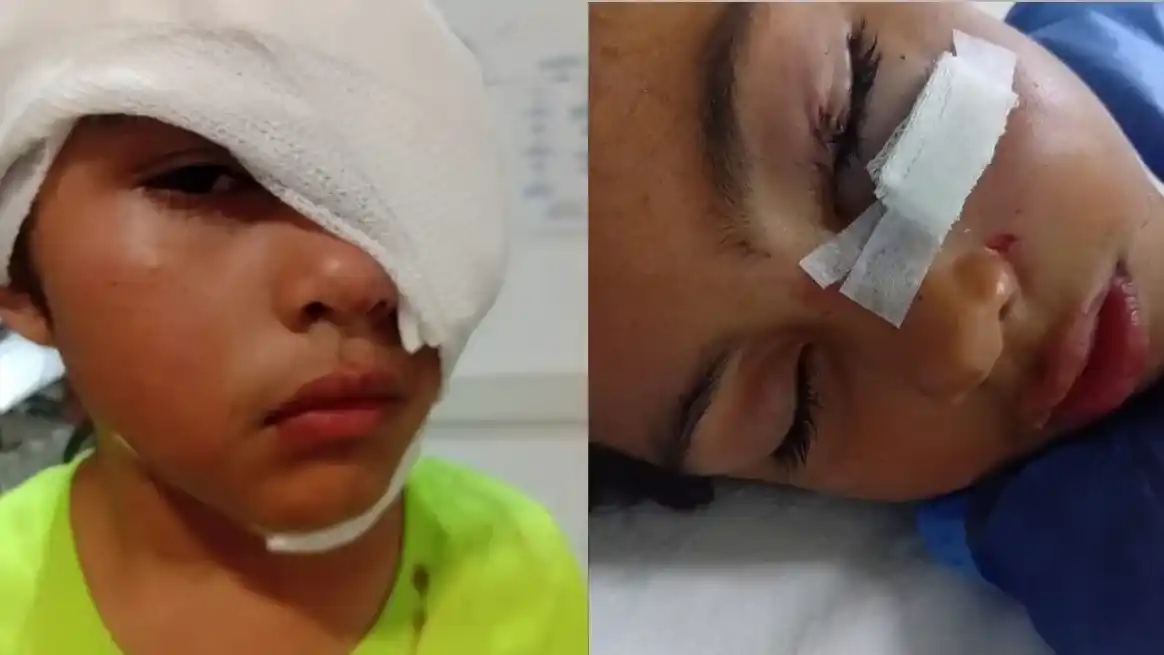 "La niña está lúcida y con ganas de irse a su casa", comentó el Dr. Ledesma. Foto: Gentileza