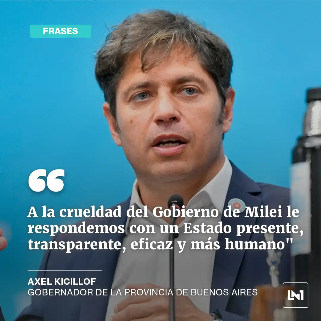"A pesar de la discriminación que sufre nuestra Provincia, vamos a seguir cumpliendo con los intendentes", dijo Kicillof