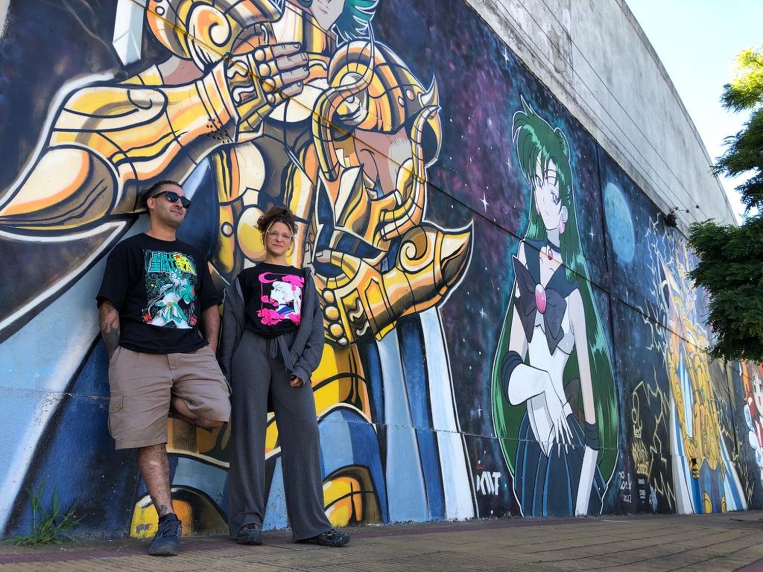 Murales de anime en Tandil: crecen como paseo turístico y llamaron la atención de la Embajada del Japón