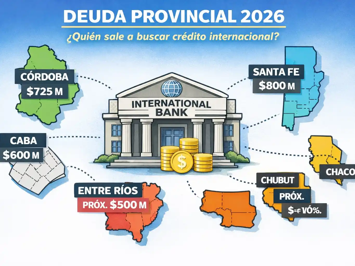 Entre Ríos mira al mundo: crédito externo como llave para dejar obra pública en tiempos de escasez