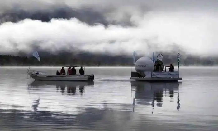 Despliegan la primera  fibra óptica subacuática  en la Argentina