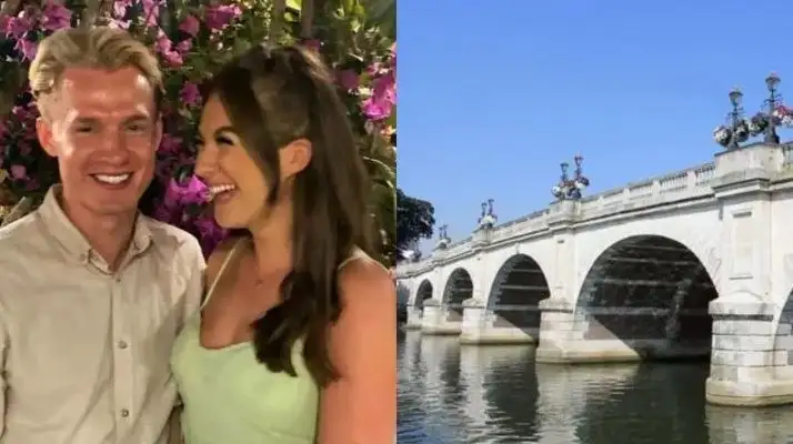 Cayó al vacío desde un puente mientras habla por videollamada con su novia: ella lo vio morir