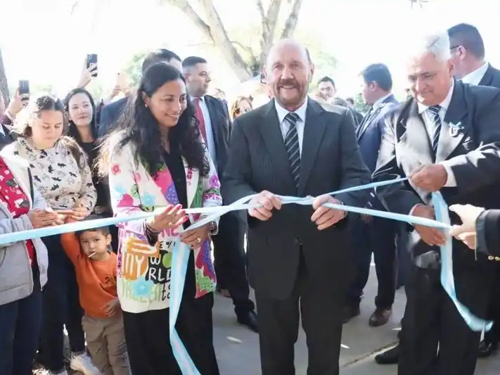 El Gobernador inauguró obras en Tres Lagunas