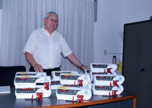 El Hospital San Antonio recibió en donación 25 bombas de infusión

