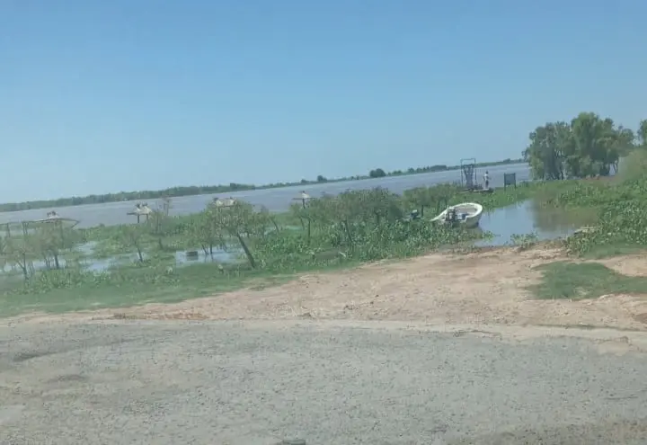 Playa Obligado desierta