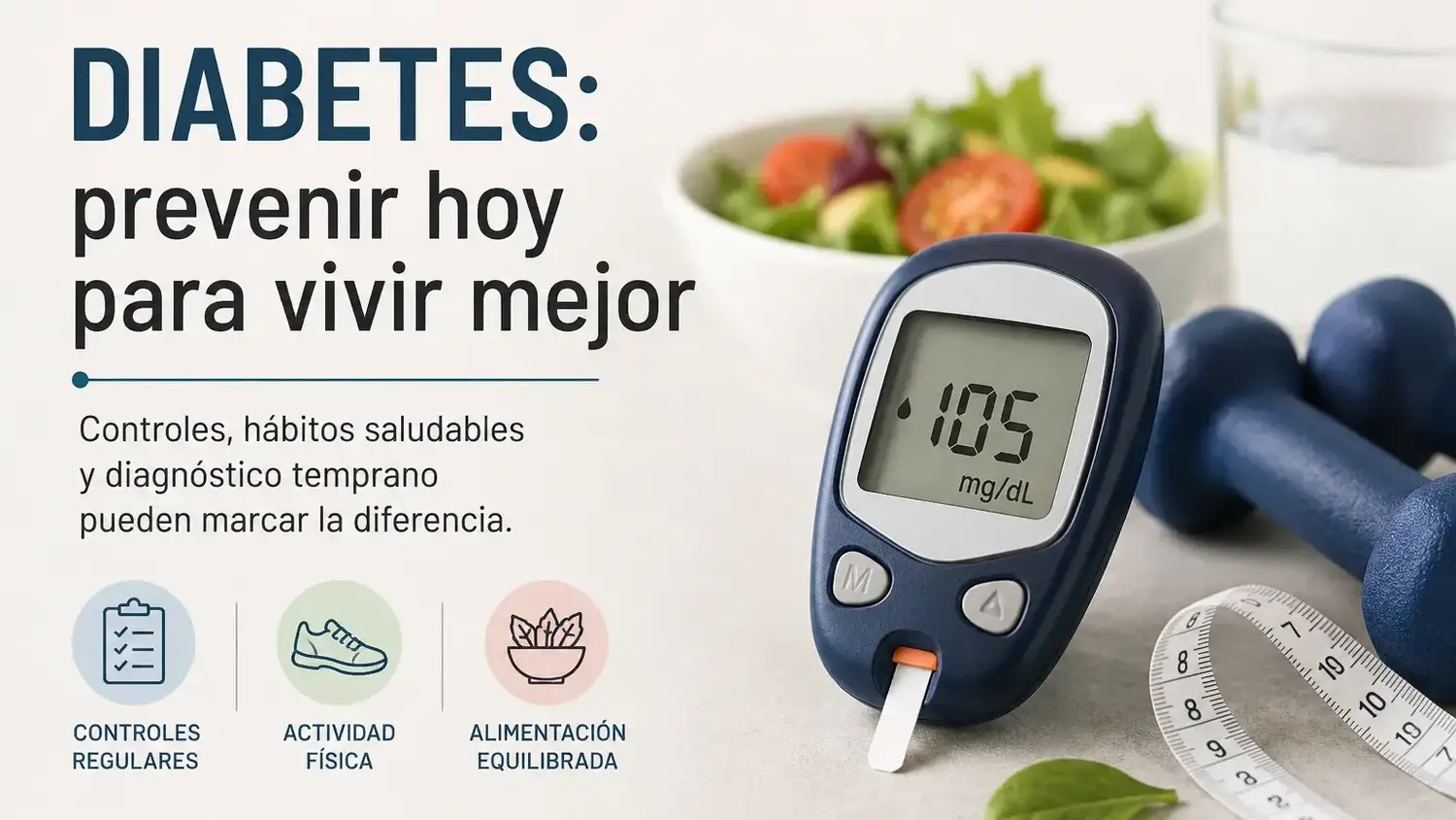La diabetes “es una condición crónica caracterizada por niveles elevados de glucosa en sangre”, explicó la doctora Analía Orbe.