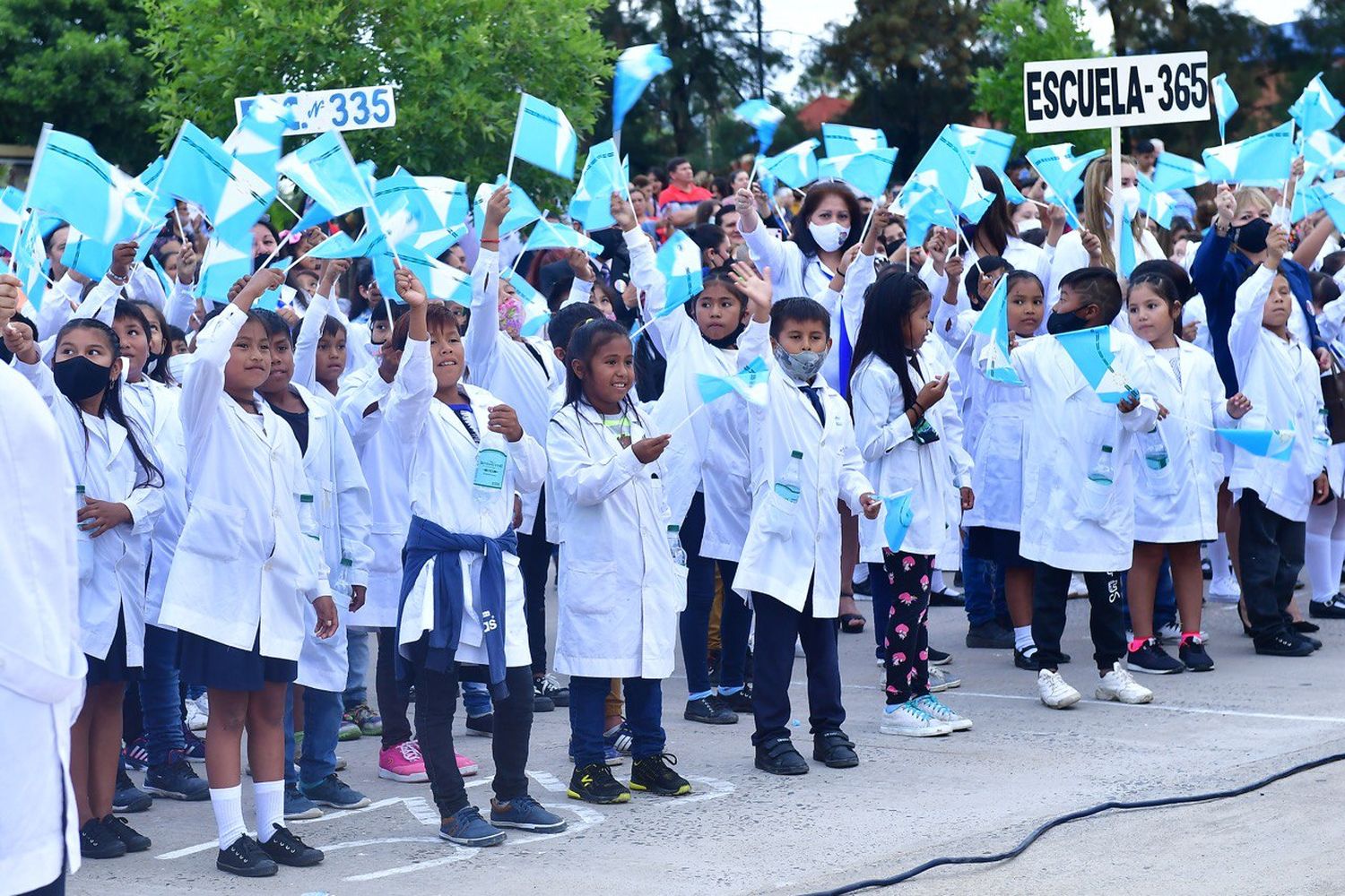 Escuelas con preparativos para conmemorar el aniversario fundacional de Formosa