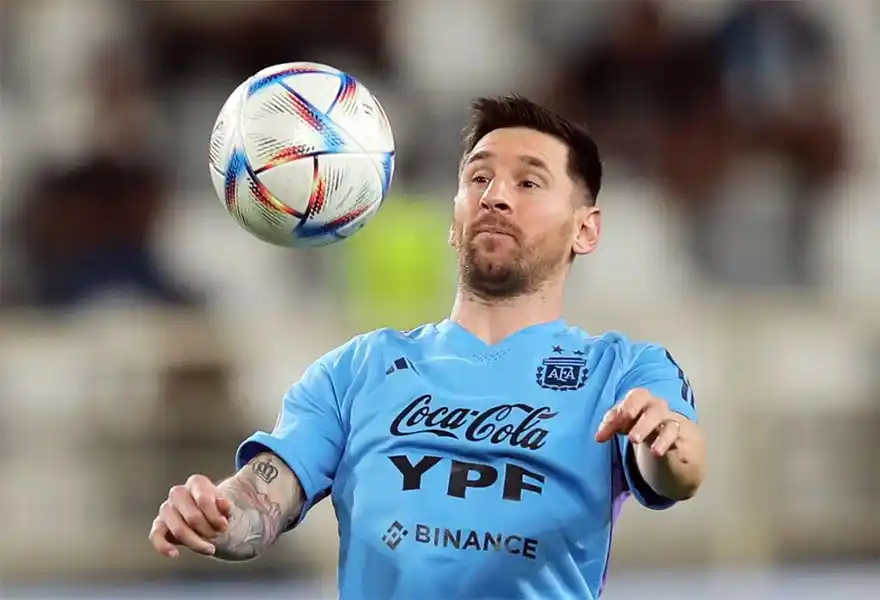 Messi entrenó en forma diferenciada