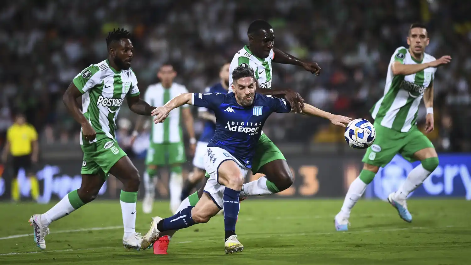 Copa Libertadores: En Colombia, Racing cayó por 4 a 2 ante Nacional de Medellín
