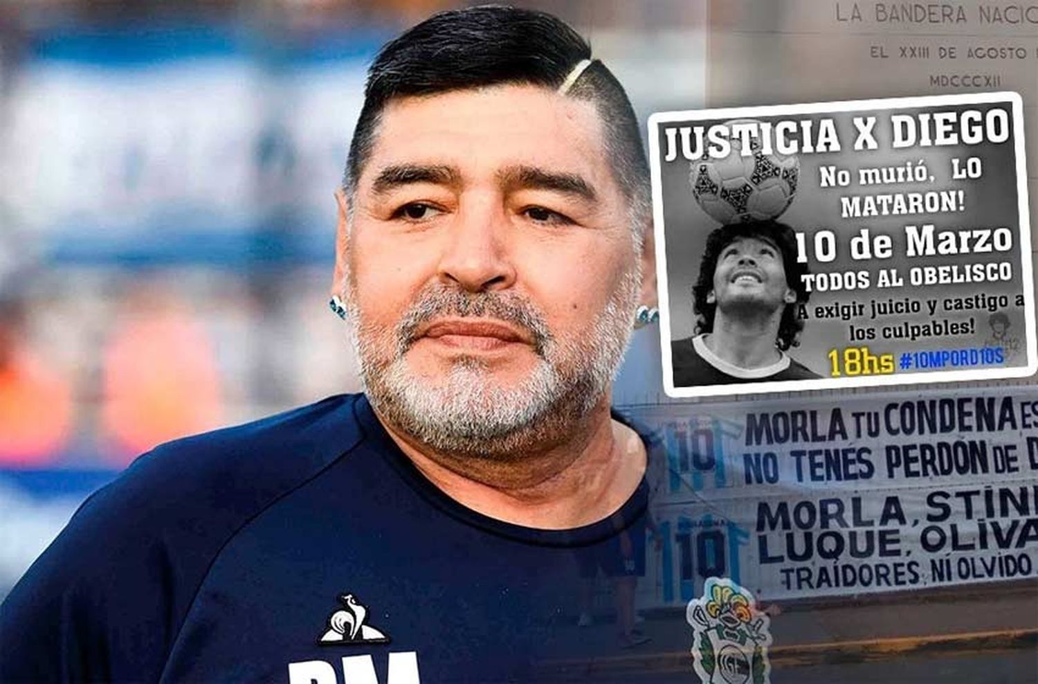 #10M: convocan a una marcha para pedir justicia por la muerte de Maradona