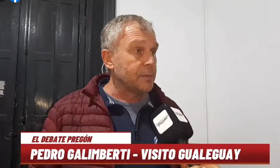 Pedro Galimberti: “La política tiene que estar más cerca del vecino y más lejos de los escritorios”