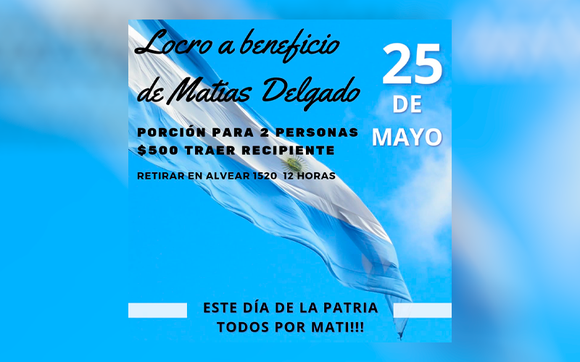 Locro a beneficio de Matías Delgado