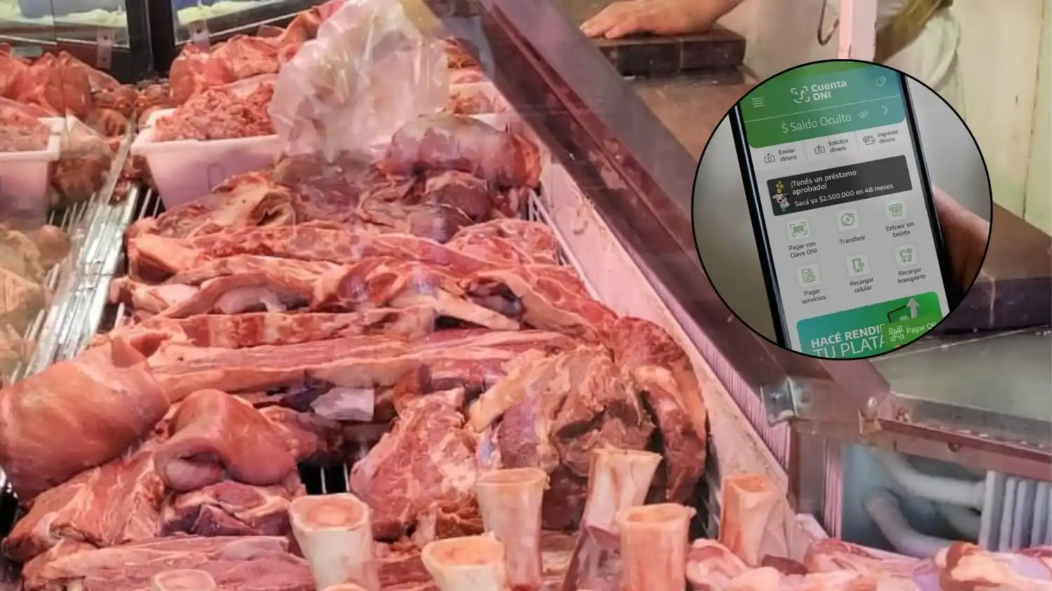 Los descuentos en carnicería continúan de lunes a viernes, con un reintegro de $ 5.000 por semana.