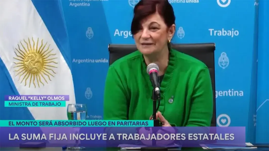 Olmos dio detalles de la suma fija anunciada por Massa: cuándo se cobra y cómo se tomará en las paritarias