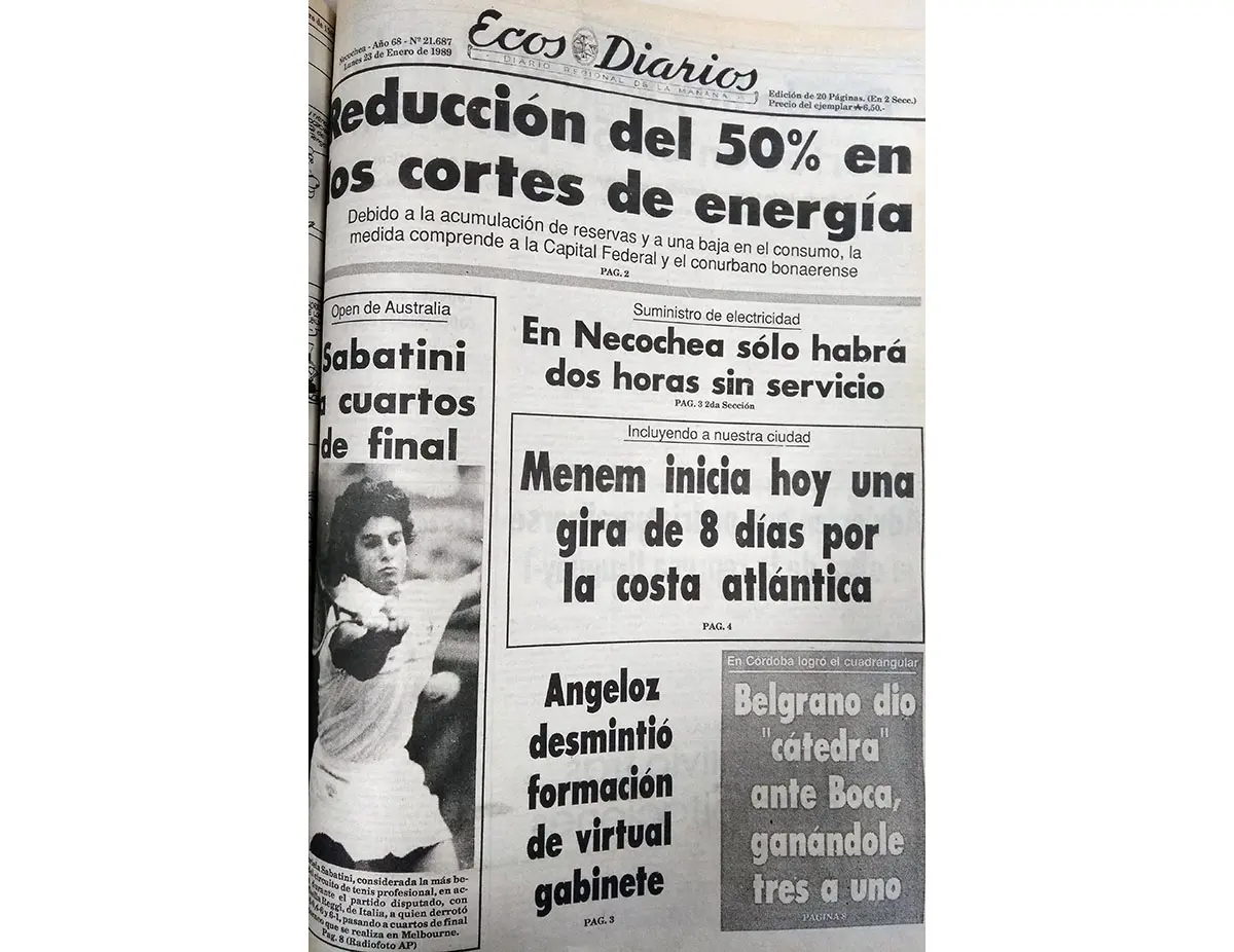 Martes 23 de enero de 1989