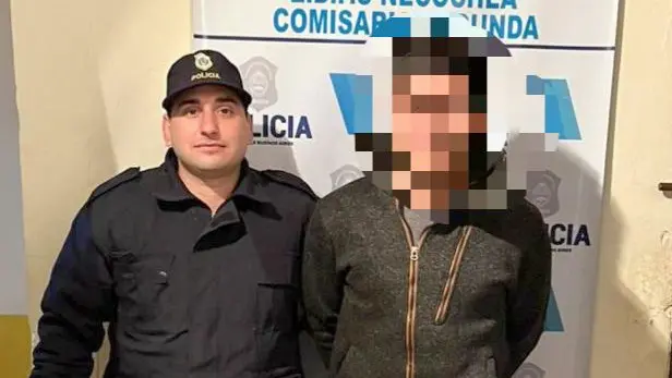 Un sujeto aprehendido